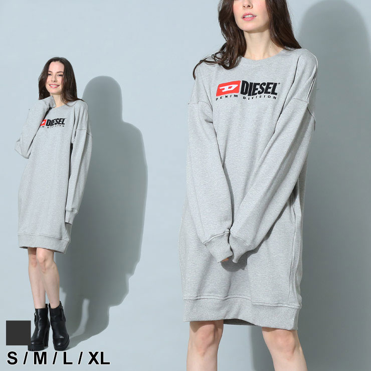 DIESEL ディーゼル レディース ワンピース ブランド トレーナー