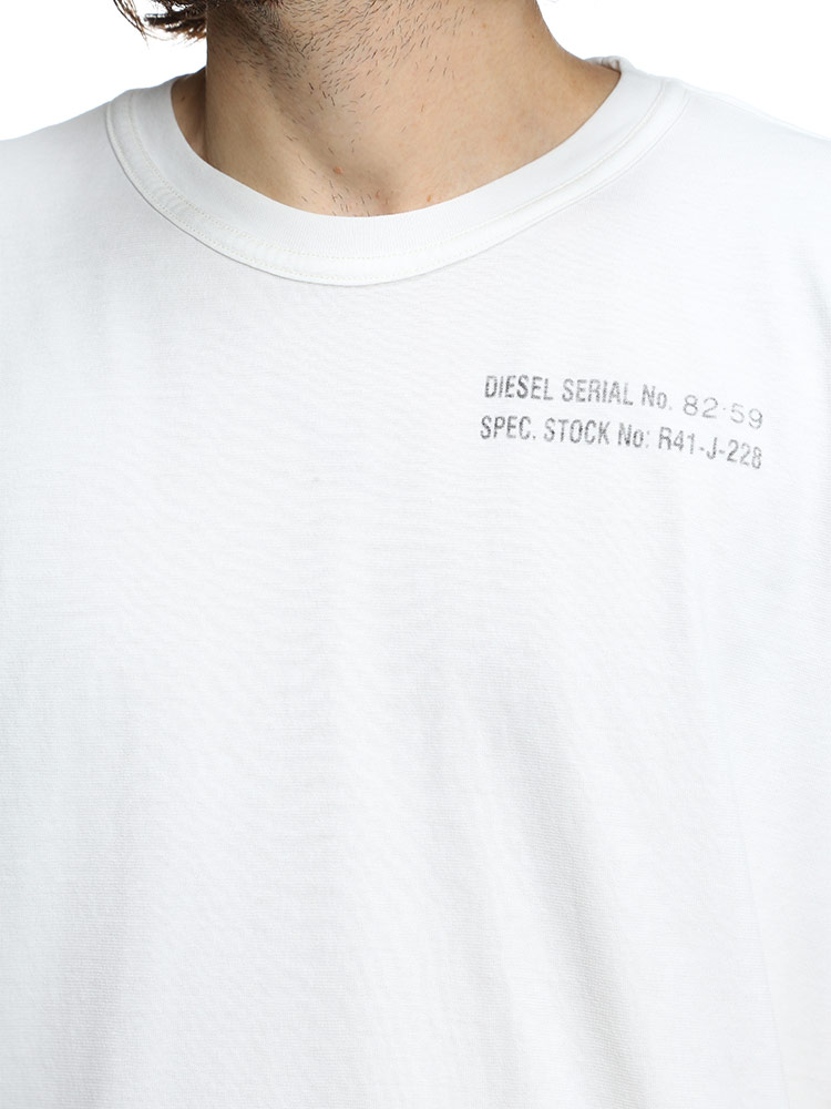 ディーゼル メンズ Tシャツ 長袖 DIESEL ブランド トップス ロンT