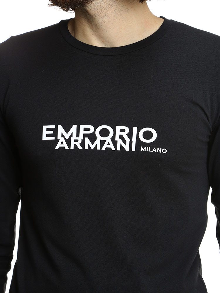 アルマーニ メンズ Tシャツ 長袖 エンポリオアルマーニ EMPORIO