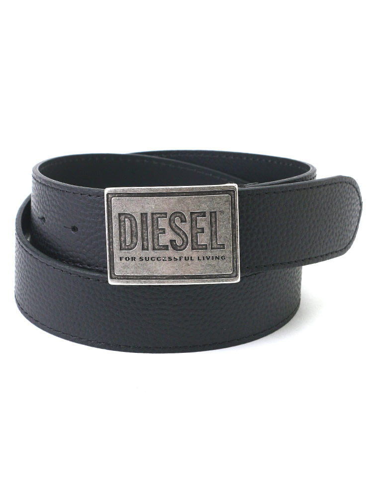 ディーゼル ベルト 26B23 サイズ 85 ブラック 新品 タグ付 ロゴ DIESEL