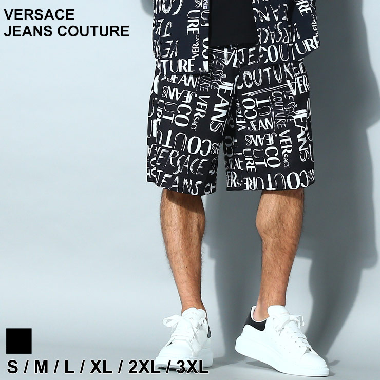 ヴェルサーチ VERSACE JEANS COUTURE パンツ ショートパンツ ハーフパンツ メンズ ベルサーチ 総柄 ロゴ ブランド  大きいサイズあり VC74GAD3B2JS165 : 7537216995 : ゼンオンライン - 通販 - Yahoo!ショッピング