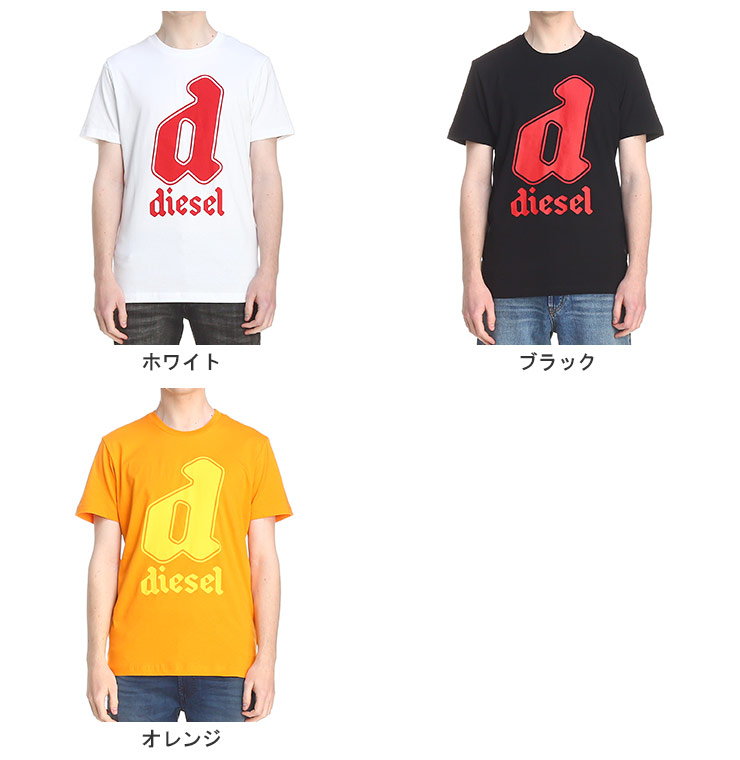 DIESEL 正規品 半袖Tシャツ スリム セール】レディース Tシャツ スリムフィット（Tシャツ