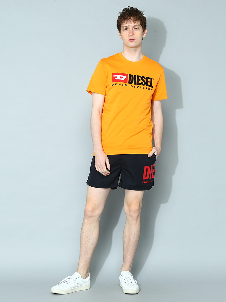 ディーゼル パンツ DIESEL メンズ 水着 ハーフパンツ ロゴ メッシュ