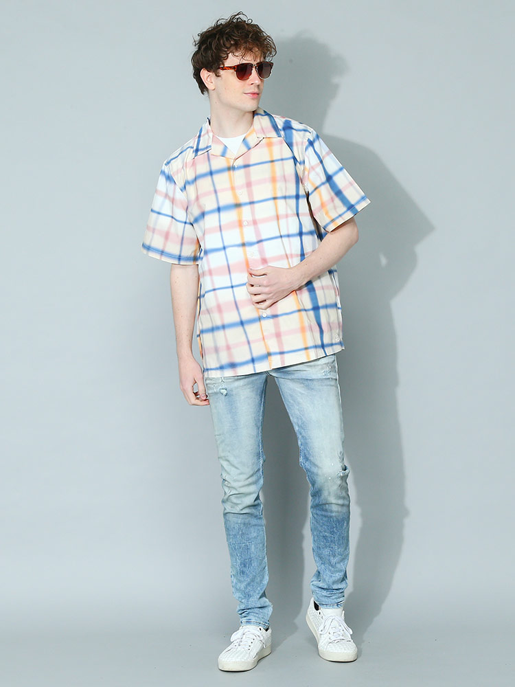 diesel shirt 開襟シャツ size 46 diesel shirt 開襟シャツ size 46 DIESEL ディーゼル メンズ