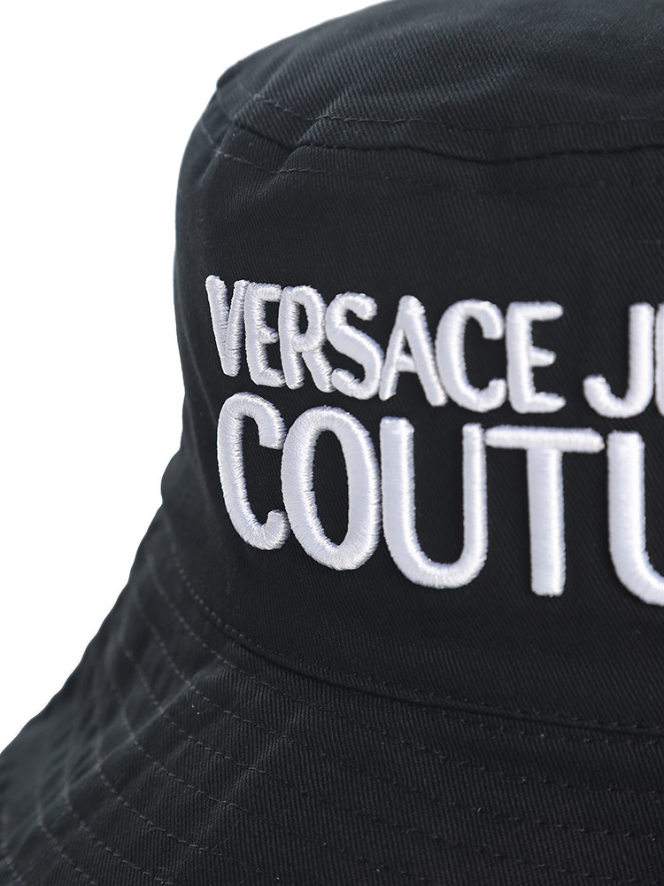 ヴェルサーチ VERSACE JEANS COUTURE ヴェルサーチェ バケットハット バケハ レディース ロゴ 刺繍 ブランド 帽子 ハット  VCL74HAZK05