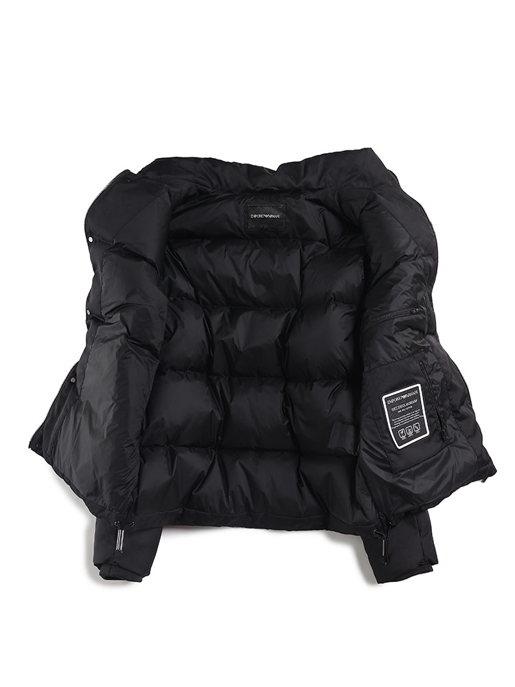 EMPORIO ARMANI ダウンジャケット M エンポリオアルマーニ EMPORIO ARMANI EA7 (エンポリオ アルマーニ) フード フルジップ