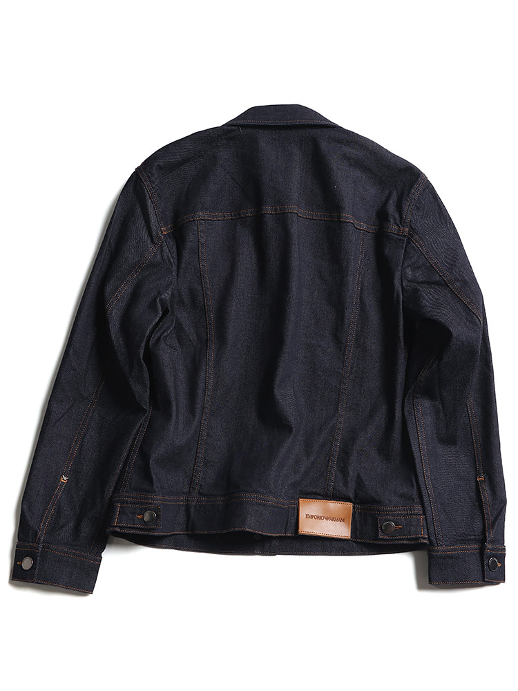 EMPORIO ARMANI デニムレザージャケット 7537217300.jpg