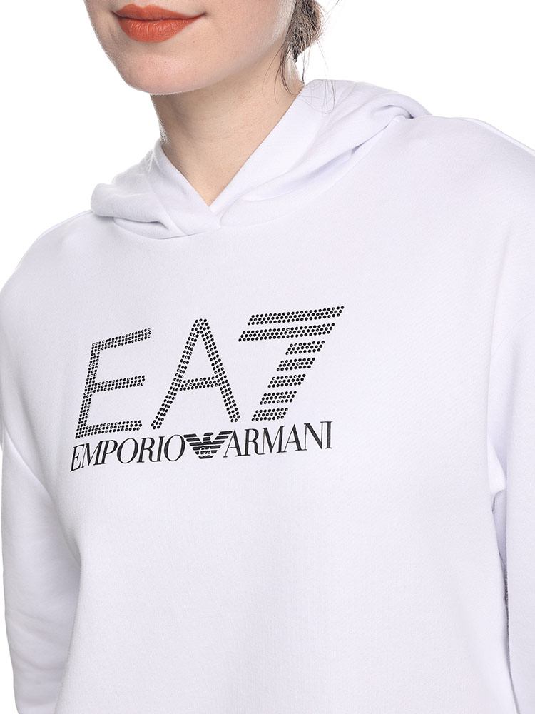 アルマーニ パーカー EMPORIO ARMANI エンポリオアルマーニ レディース ロゴ プリント ブランド トップス EAL6RTM31TJRRZ EMPORIO ARMANI アルマーニ パーカー エンポリオアルマーニ