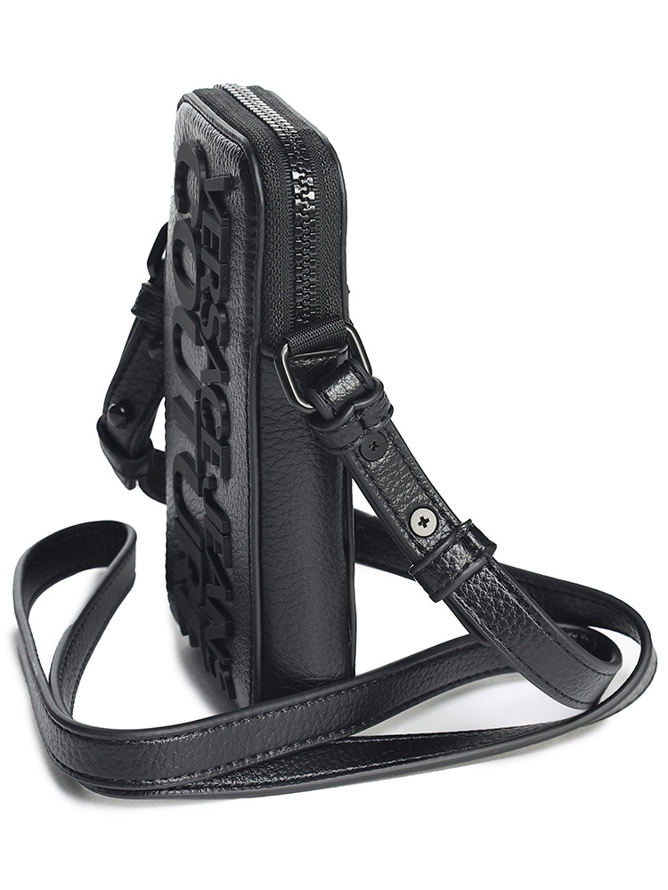VERSACE JEANS◆ロゴ ミニ ショルダーバッグ スマホバッグ VERSACE JEANS◇ロゴ ミニ ショルダーバッグ スマホバッグ
