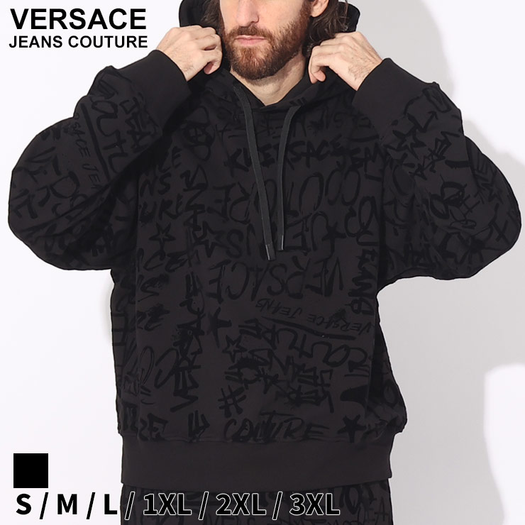 ヴェルサーチェ パーカー VERSACE JEANS COUTURE メンズ フーディー 裏起毛 ブランド グラフィティフロック ロゴ  VC75GAI3C0FS095 : 7537217464 : ゼンオンライン - 通販 - Yahoo!ショッピング