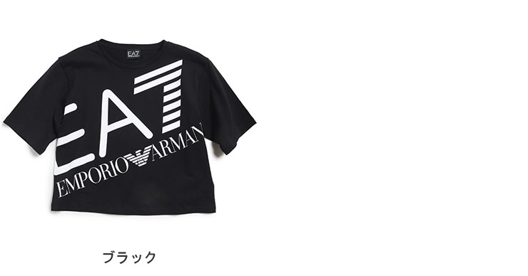 【新品】EA7/アルマーニジュニア　ビッグロゴ「半袖Tシャツ」10A・10歳 EMPORIO ARMANI アルマーニ EA7 レディース 半袖 Tシャツ