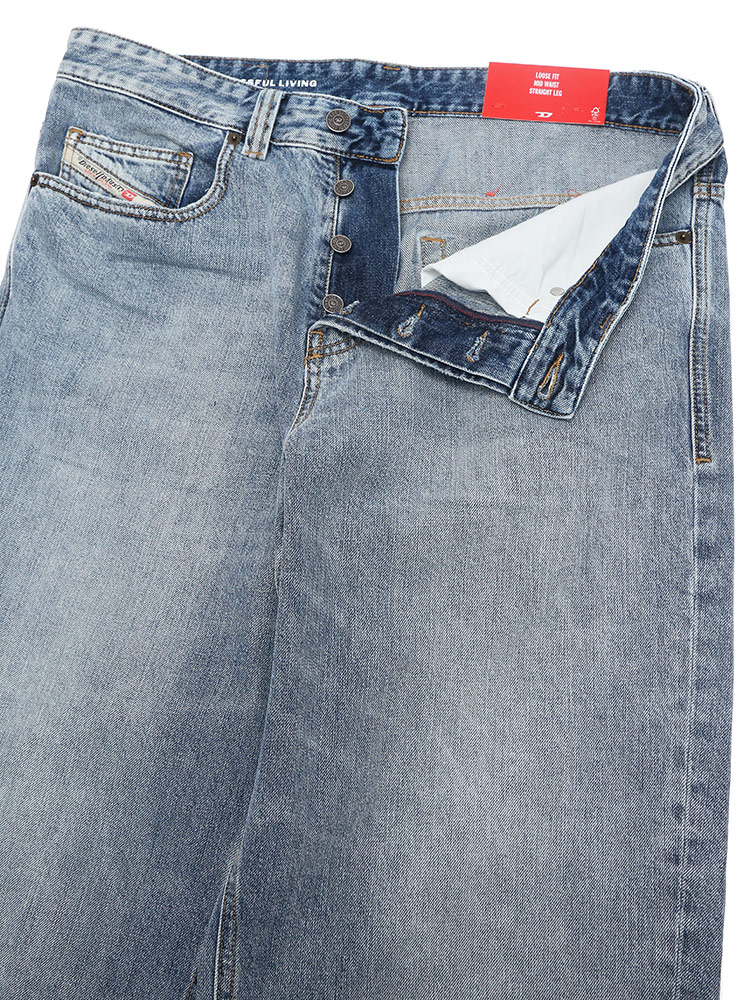 DIESEL（ディーゼル） ルーズフィット ストレート デニム パンツ