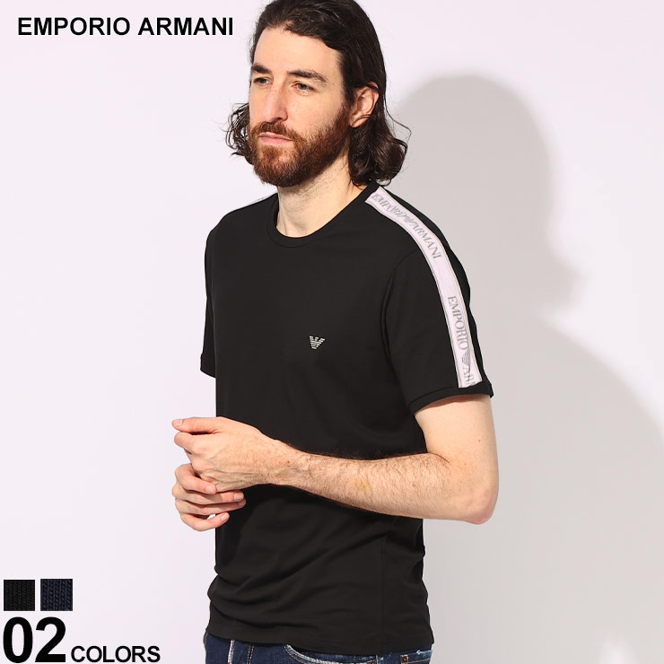 EMPORIO ARMANI エンポリオアルマーニ サイドロゴライン クルー