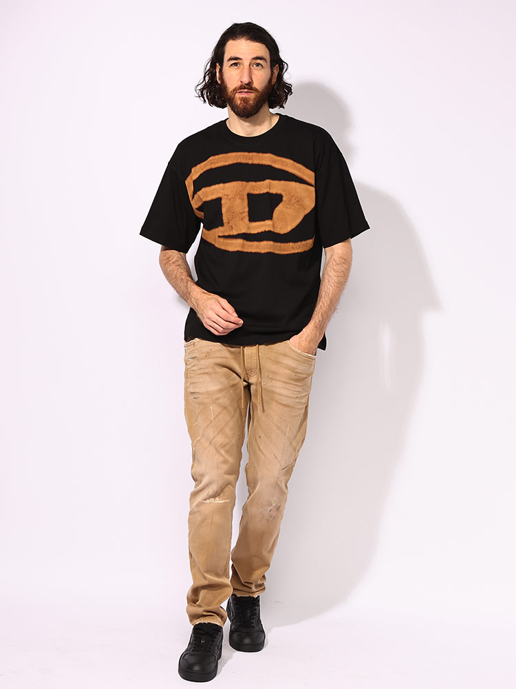 DIESEL（ディーゼル） カラーウォッシュ ダメージ加工 テーパード