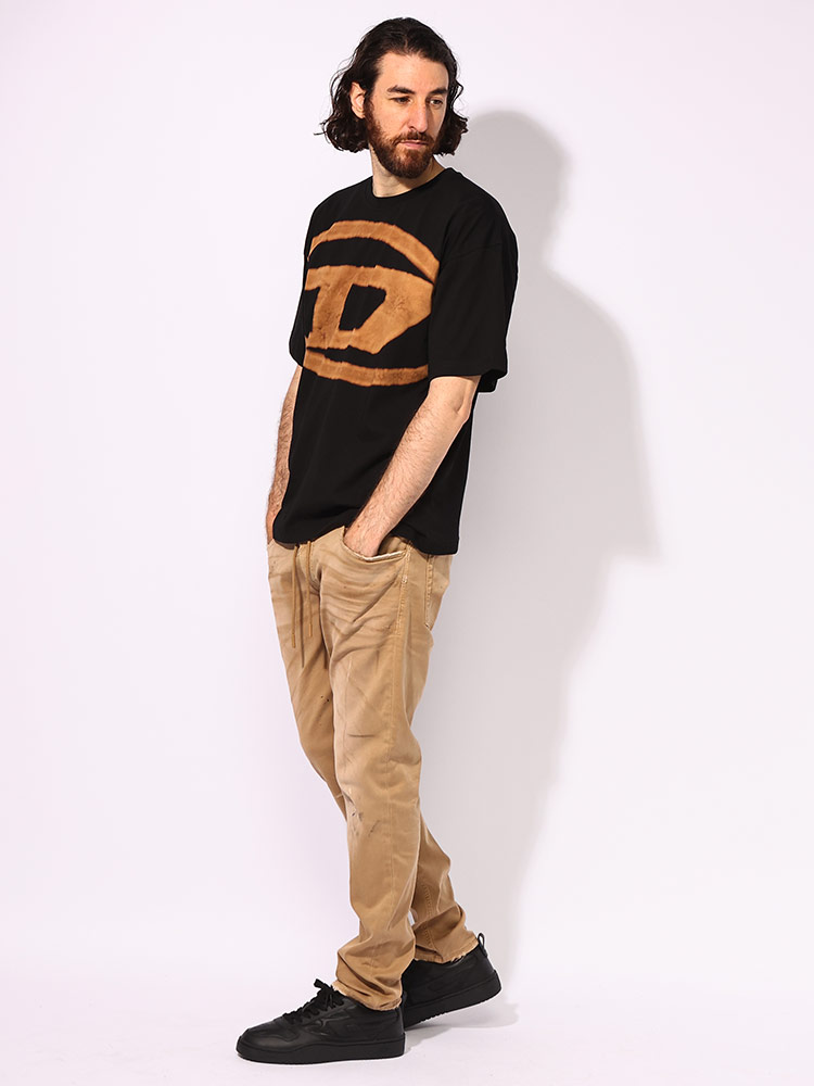 DIESEL◆クルーネック 半袖 Tシャツ 3色展開 送料関税込 DIESEL ディーゼル ブリーチオーバルD クルーネック 半袖 T