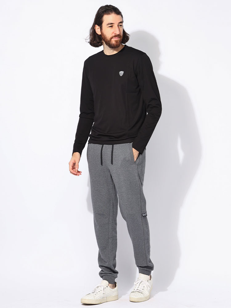EMPORIO ARMANI エンポリオアルマーニ 胸ラバーロゴ クルー