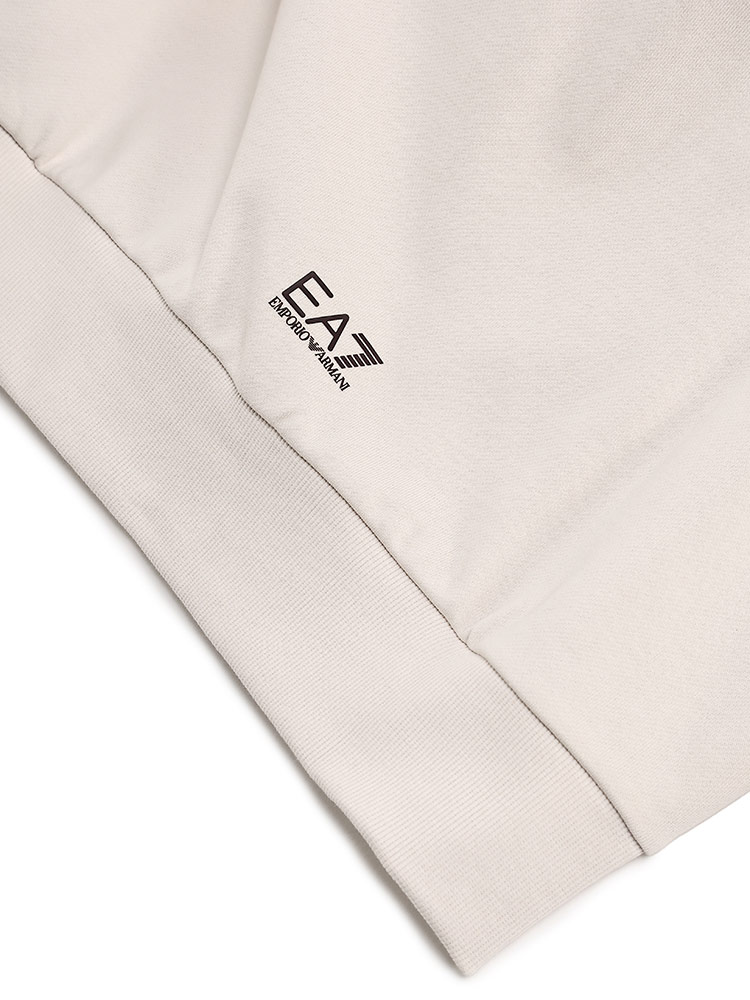 エンポリオアルマーニ EMPORIO ARMANI ロゴプリント リブ ポケット付き パーカー EA7L6DTM13TJZCZ EMPORIO ARMANI エンポリオアルマーニ ロゴプリント リブ