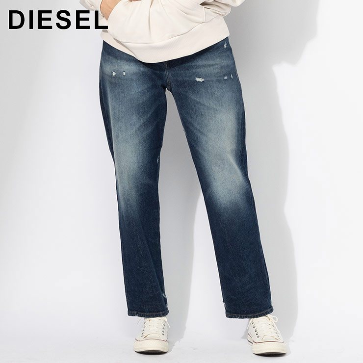 DIESEL（ディーゼル） ジーンズ レディース ダメージ加工 ストレート