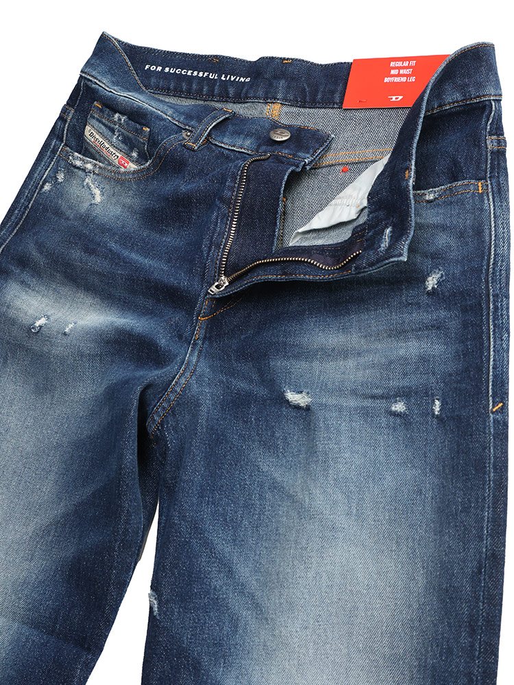 DIESEL（ディーゼル） ジーンズ レディース ダメージ加工 ストレート