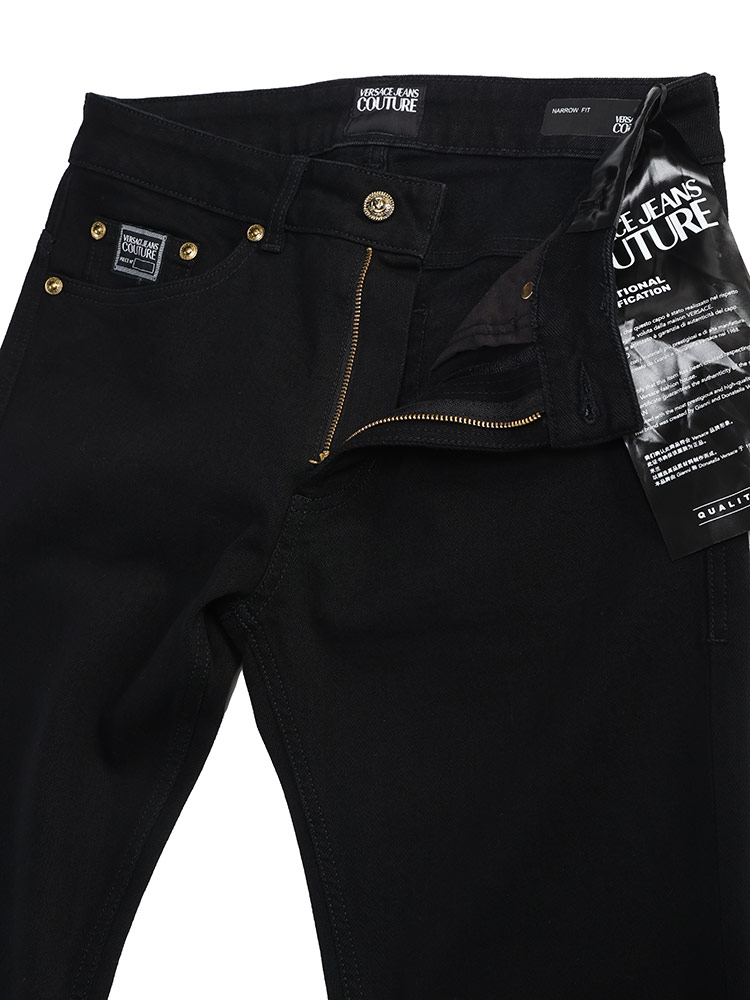 残り僅か!! VERSACE JEANS COUTURE ロゴ入りジーンズ デニム VERSACE ヴェルサーチェ ジーンズ クチュール JEANS COUTURE