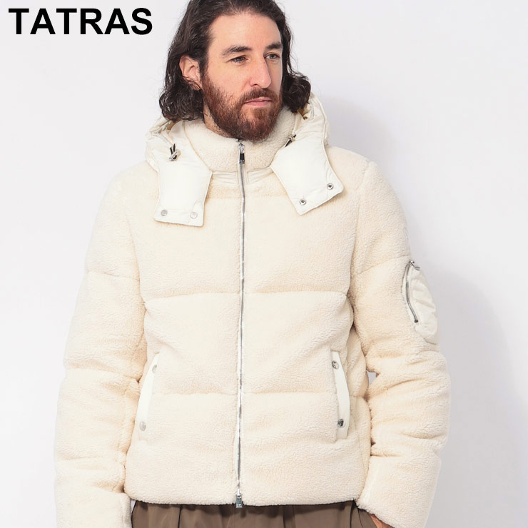 TATRAS タトラス ダウンジャケット ボア ミドル丈 ダウン メンズ