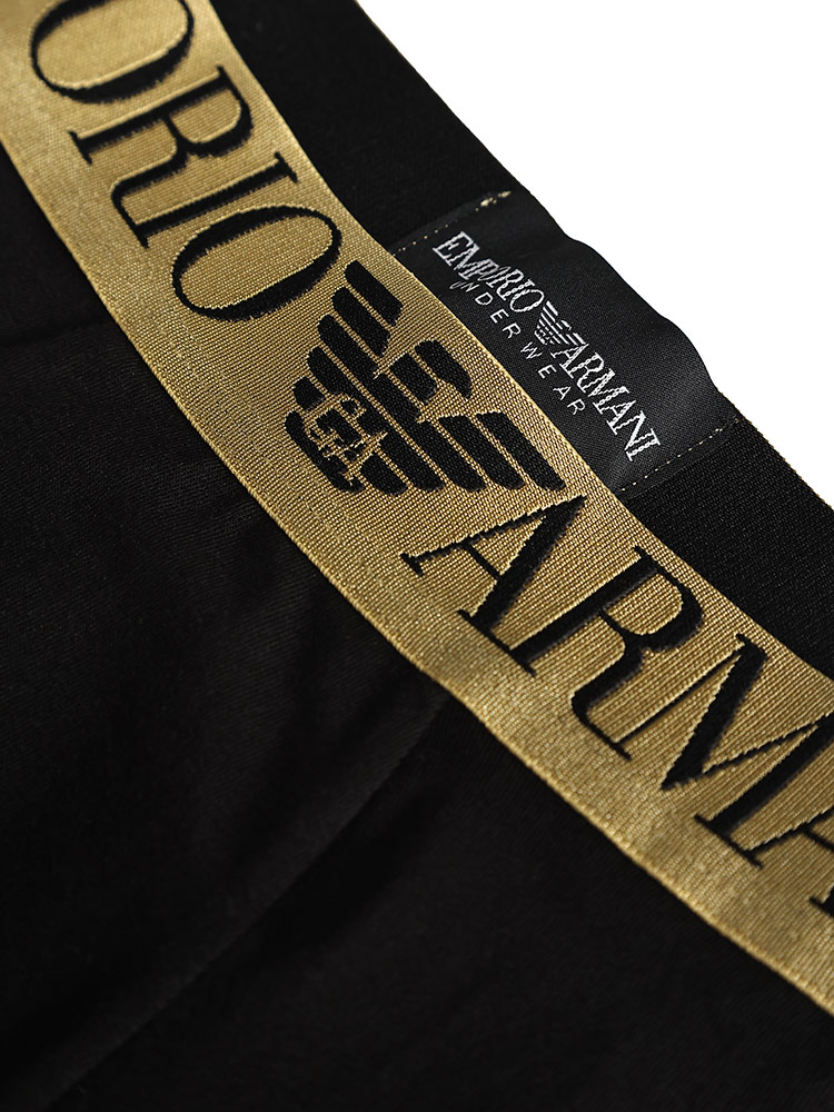 【SALE!!ラスト1点!】EMPORIOARMANI パンツ ゴールド 9号のみ EMPORIO ARMANI エンポリオアルマーニ ロゴウエスト ゴールド 前
