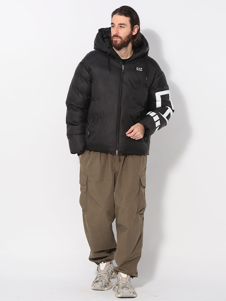 EMPORIO ARMANI エンポリオアルマーニ 袖BIGロゴ フルジップ