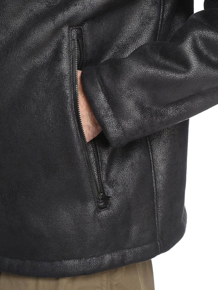 EMPORIO ARMANI エンポリオアルマーニ 裏ボア フルジップ ジャケット