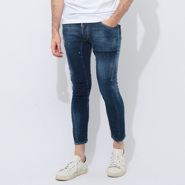 DSQUARED2（ディースクエアード） デニム ダメージ加工 ボタンフライ