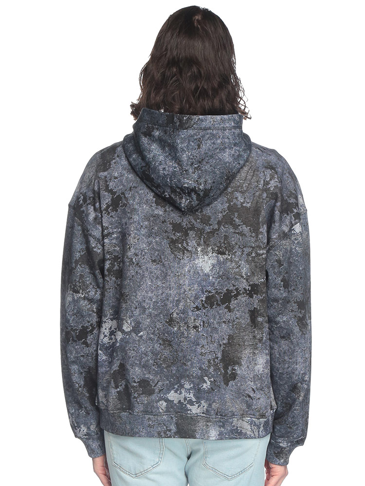 DIESEL（ディーゼル） マーブルウォッシュ プルオーバー パーカー