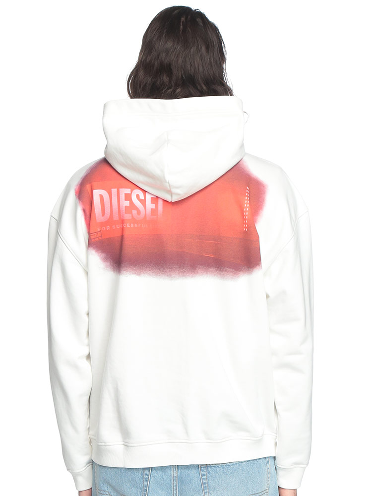 DIESEL（ディーゼル） バックステージ プリント プルオーバー パーカー