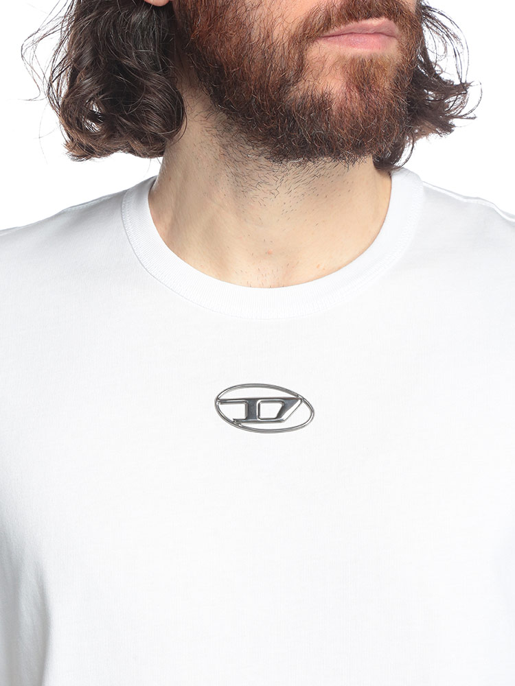 DIESEL ディーゼル オーバルD クルーネック 半袖 Tシャツ メンズ