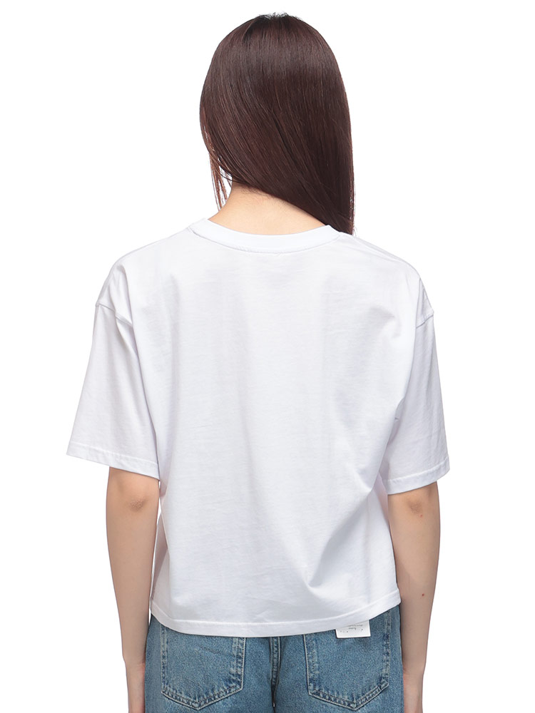 DIESEL（ディーゼル） 半袖 Tシャツ レディース オーバルD クルー