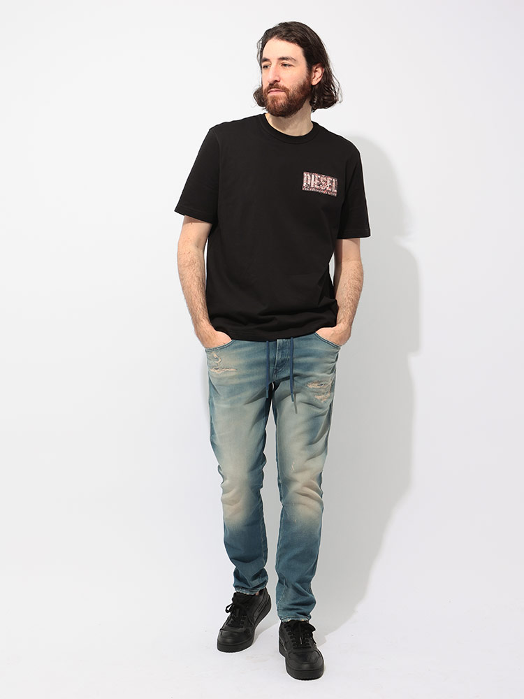 DIESEL（ディーゼル） ウエストコード スリム JOGGジーンズ メンズ