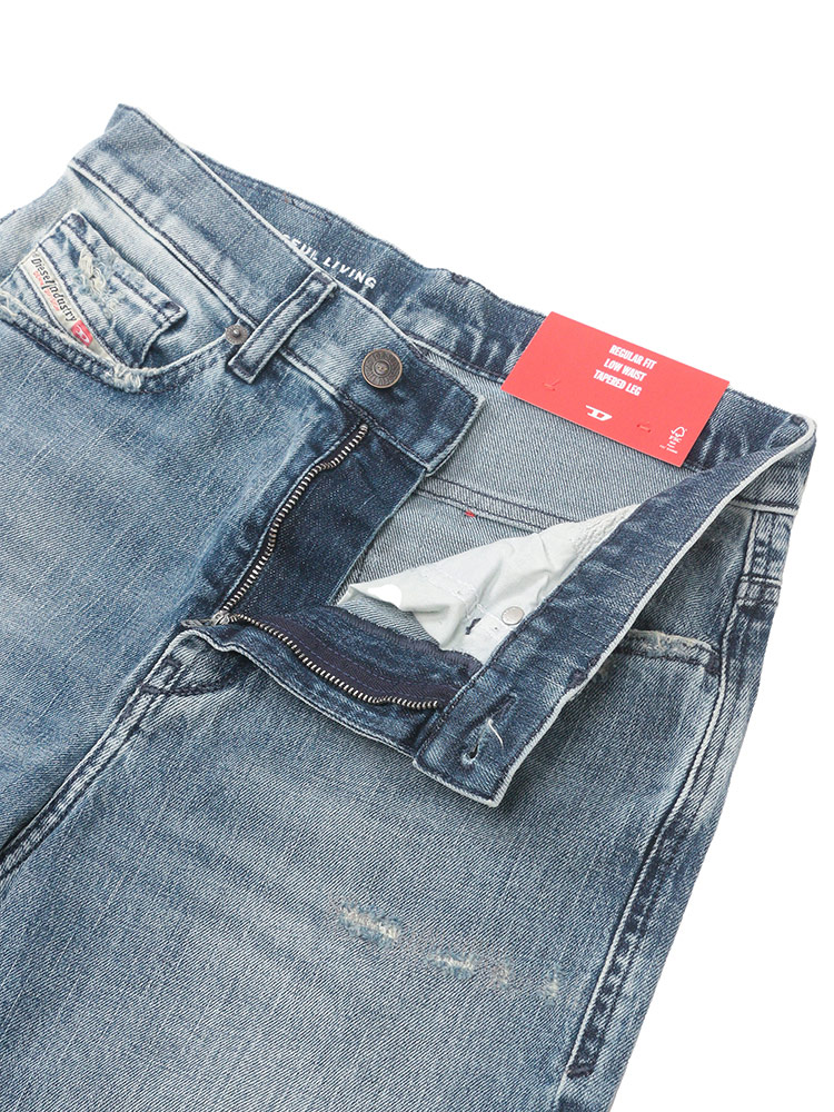 DIESEL（ディーゼル） デニム パンツ レディース 5ポケット ジップ