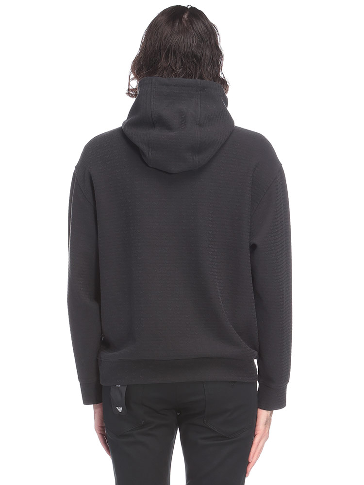 EMPORIO ARMANI エンポリオアルマーニ モノグラムフロッキーロゴ プル