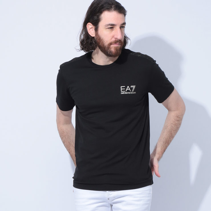 EA7 エンポリオアルマーニ EMPORIO ARMANI 半袖 Tシャツ メンズ 肩