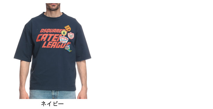 DSQUARED2（ディースクエアード） 半袖 Tシャツ メンズ ダメージ