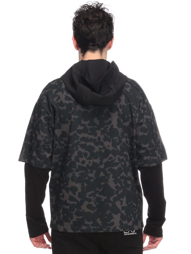 EMPORIO ARMANI エンポリオアルマーニ 長袖 Tシャツ メンズ 迷彩柄