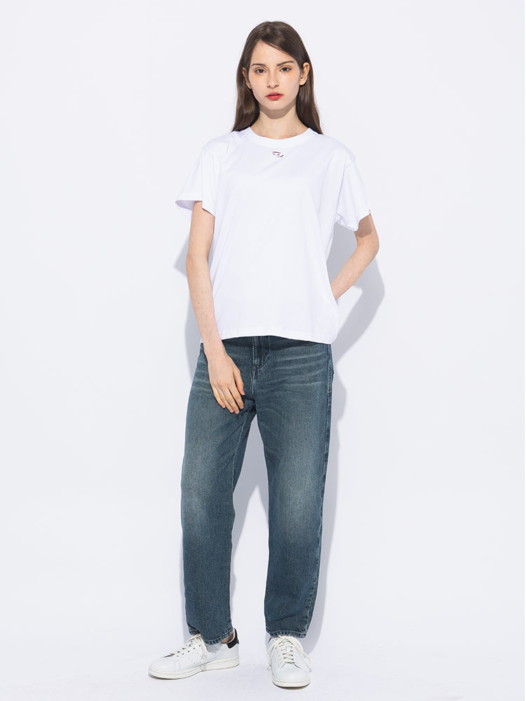 DIESEL（ディーゼル） 半袖 Tシャツ レディース スモールオーバルD