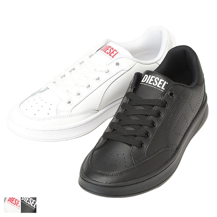 DIESEL（ディーゼル） スニーカー メンズ レザー パンチングロゴ s
