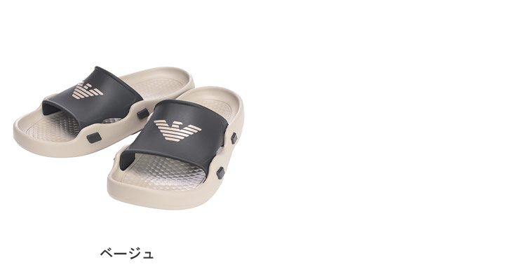 EMPORIO ARMANI エンポリオアルマーニ スライドサンダル メンズ ロゴ