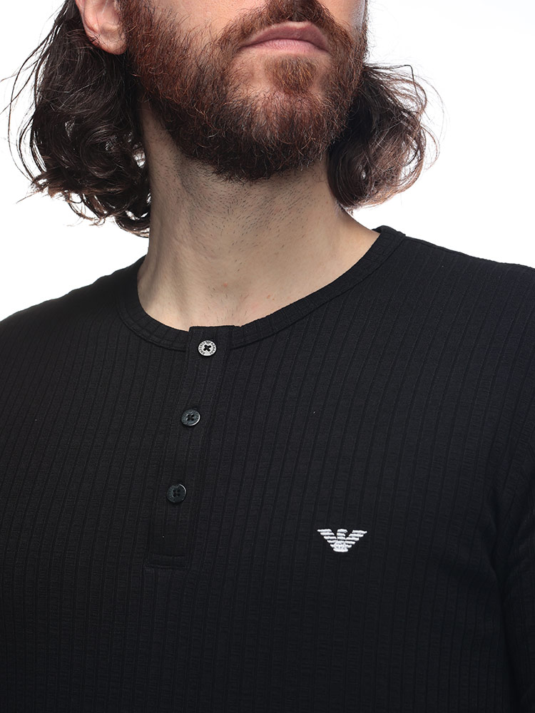 EMPORIO ARMANI エンポリオアルマーニ 半袖 Tシャツ メンズ ロゴ リブ