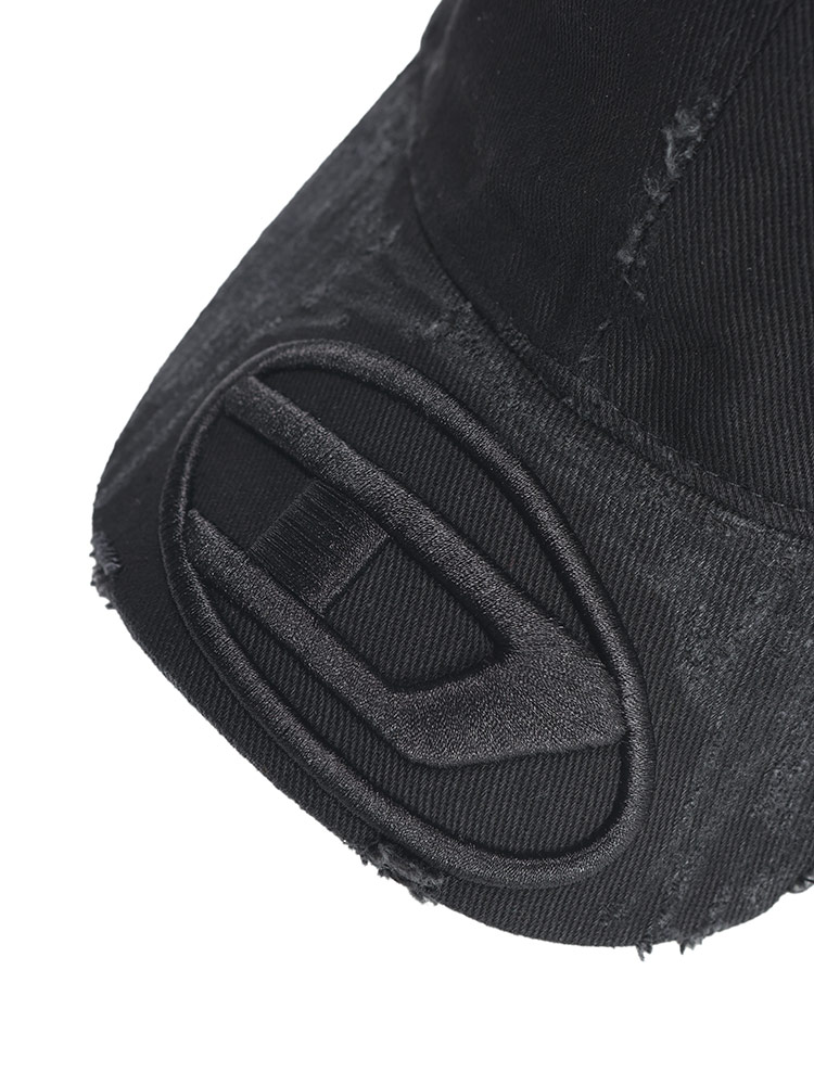 C-ODY Distressed denim baseball cap｜ブラック｜メンズ｜DIESEL