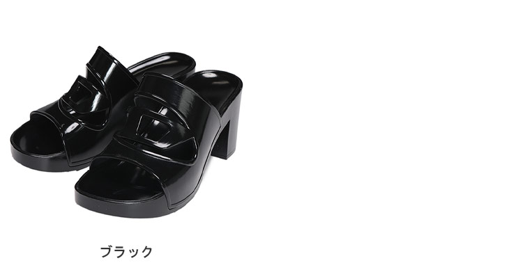 DIESEL ディーゼル Dロゴ チャンキーヒール サンダル sa-bonnie