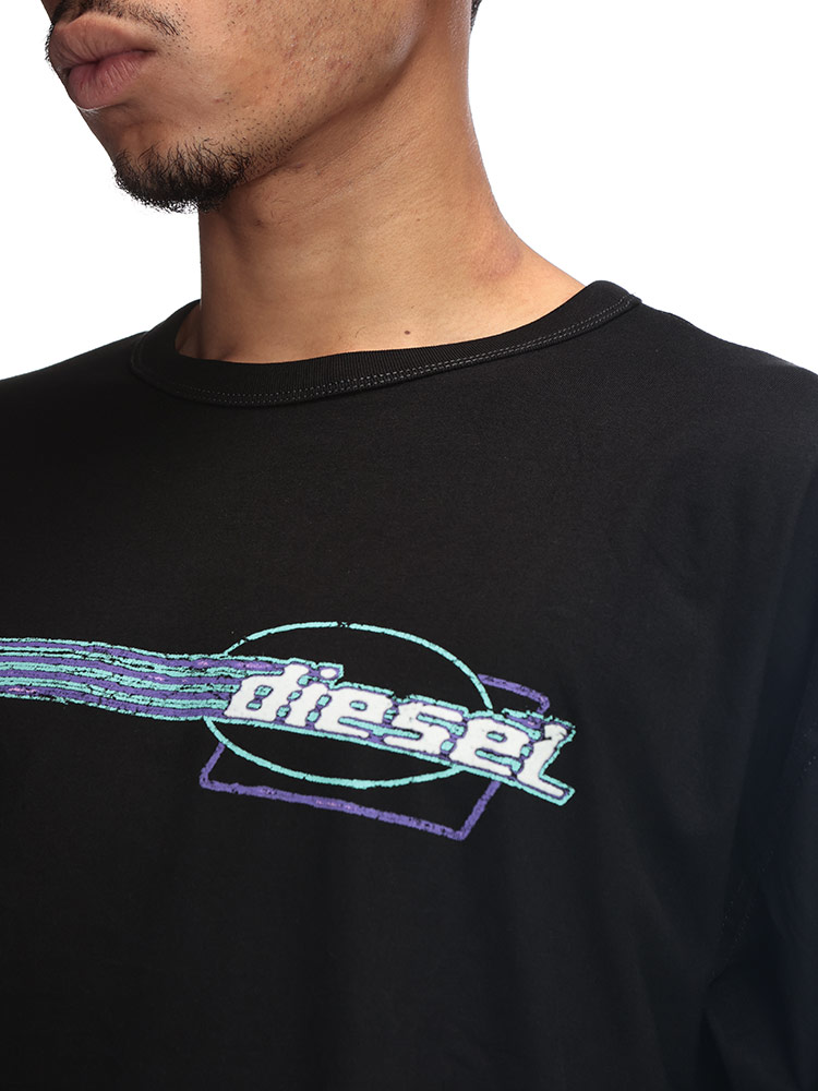 DIESEL（ディーゼル） 半袖 Tシャツ メンズ デジタルプリント クルー