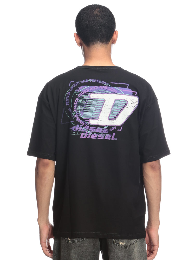 DIESEL（ディーゼル） 半袖 Tシャツ メンズ デジタルプリント クルー