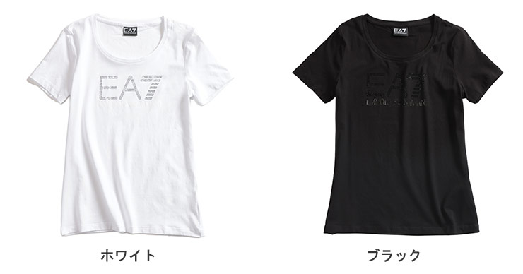 EMPORIO ARMANI エンポリオアルマーニ 半袖 Tシャツ レディース ライン