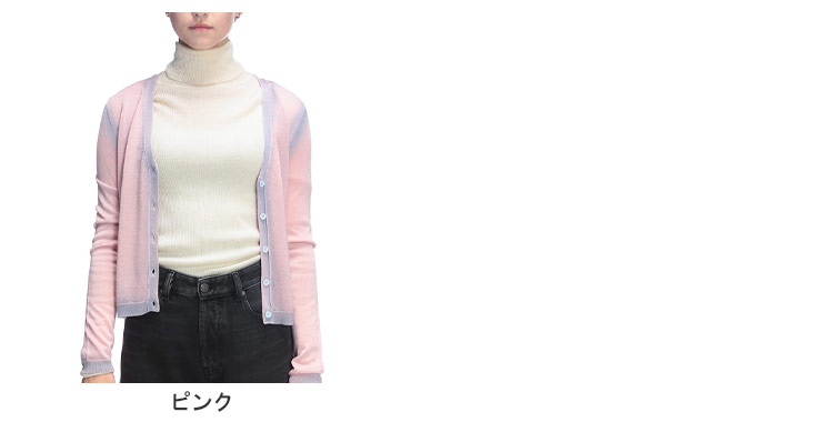 タグ付き　DIESEL 短丈　カーディガン　Dロゴ　メタリックシルバー　s DIESEL（ディーゼル） ダブルダイカラー Vネック カーディガン