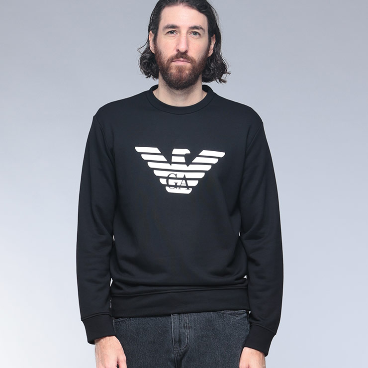 EMPORIO ARMANI エンポリオアルマーニ メンズ イーグルロゴ クルー